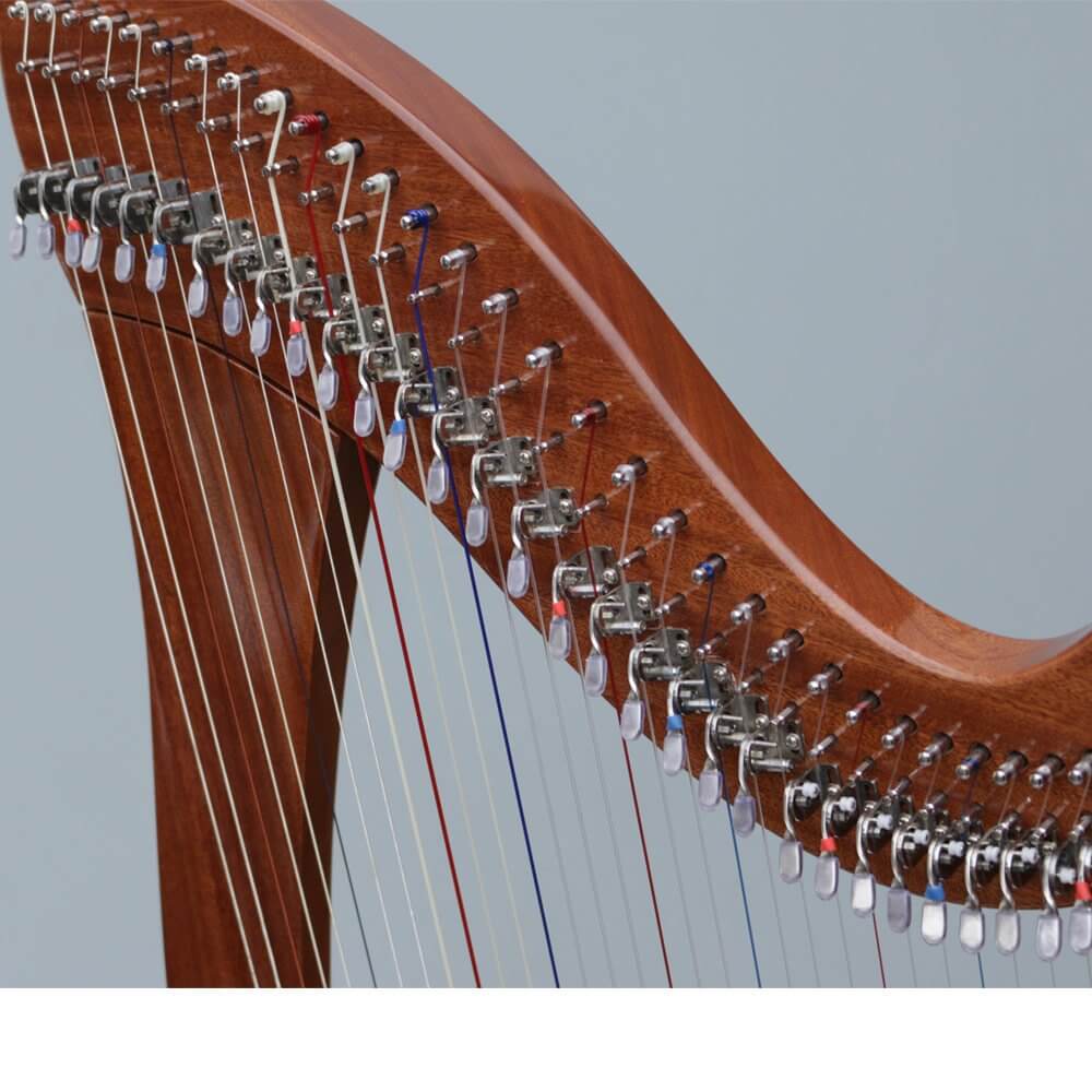 Mikel Harps: Daisy 38st Mahogany, Bag and String set image 4