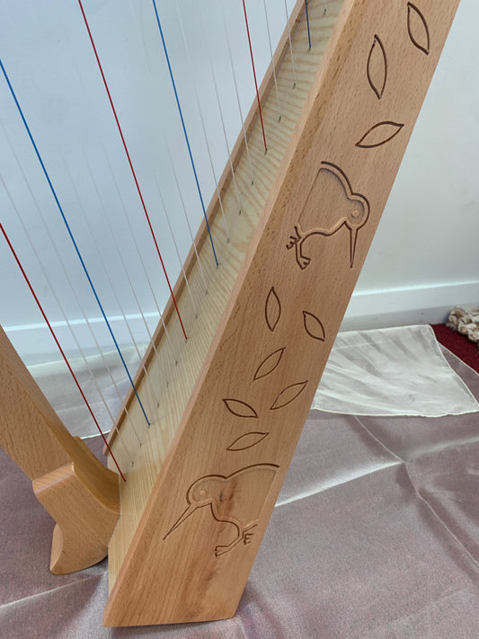 Harpitree-Harp Kiwi Beechsood 22st Harp Set image 1