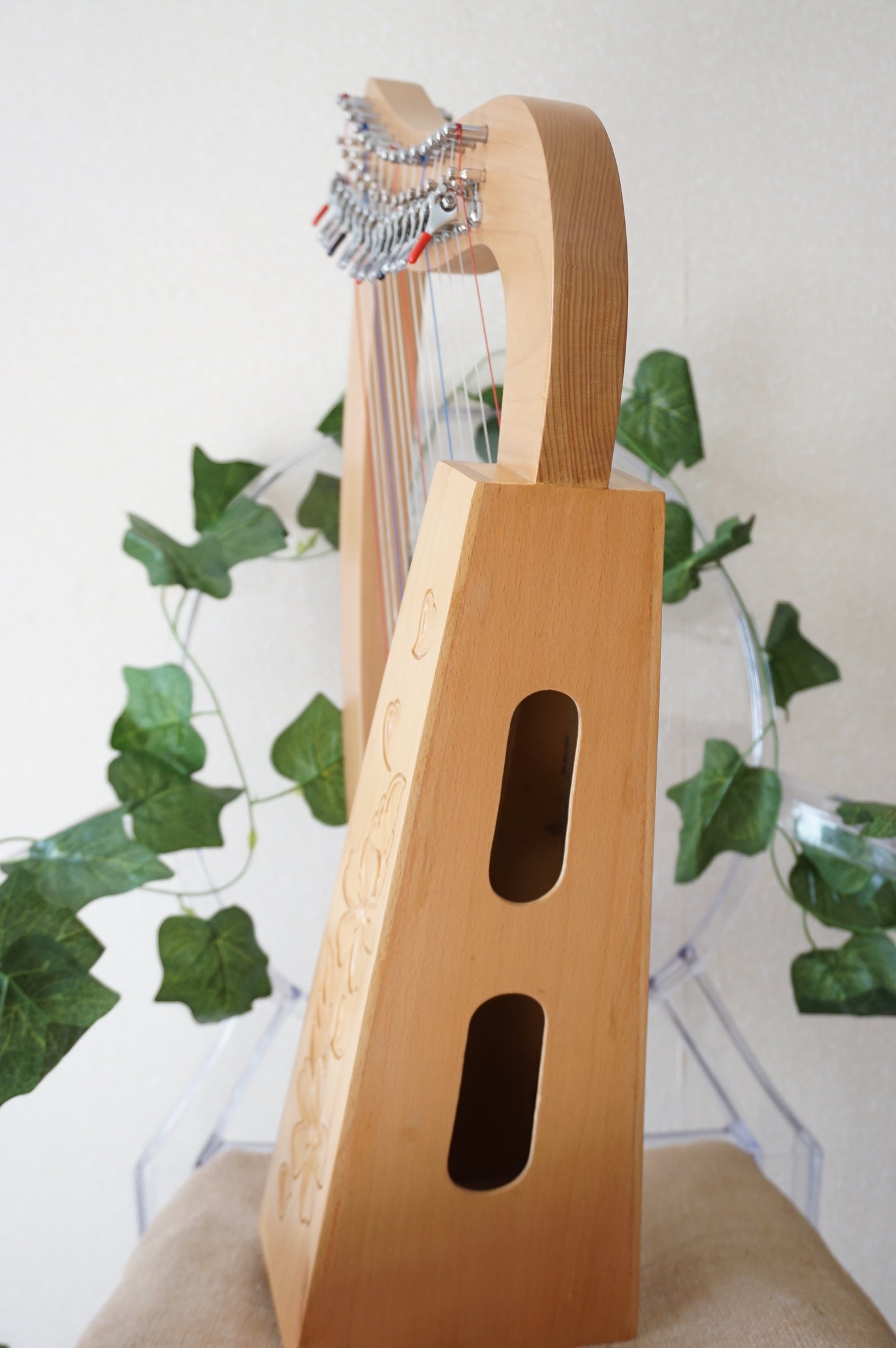 Harpitree-Harp Flower Beechwood 15st Baby Harp set image 6