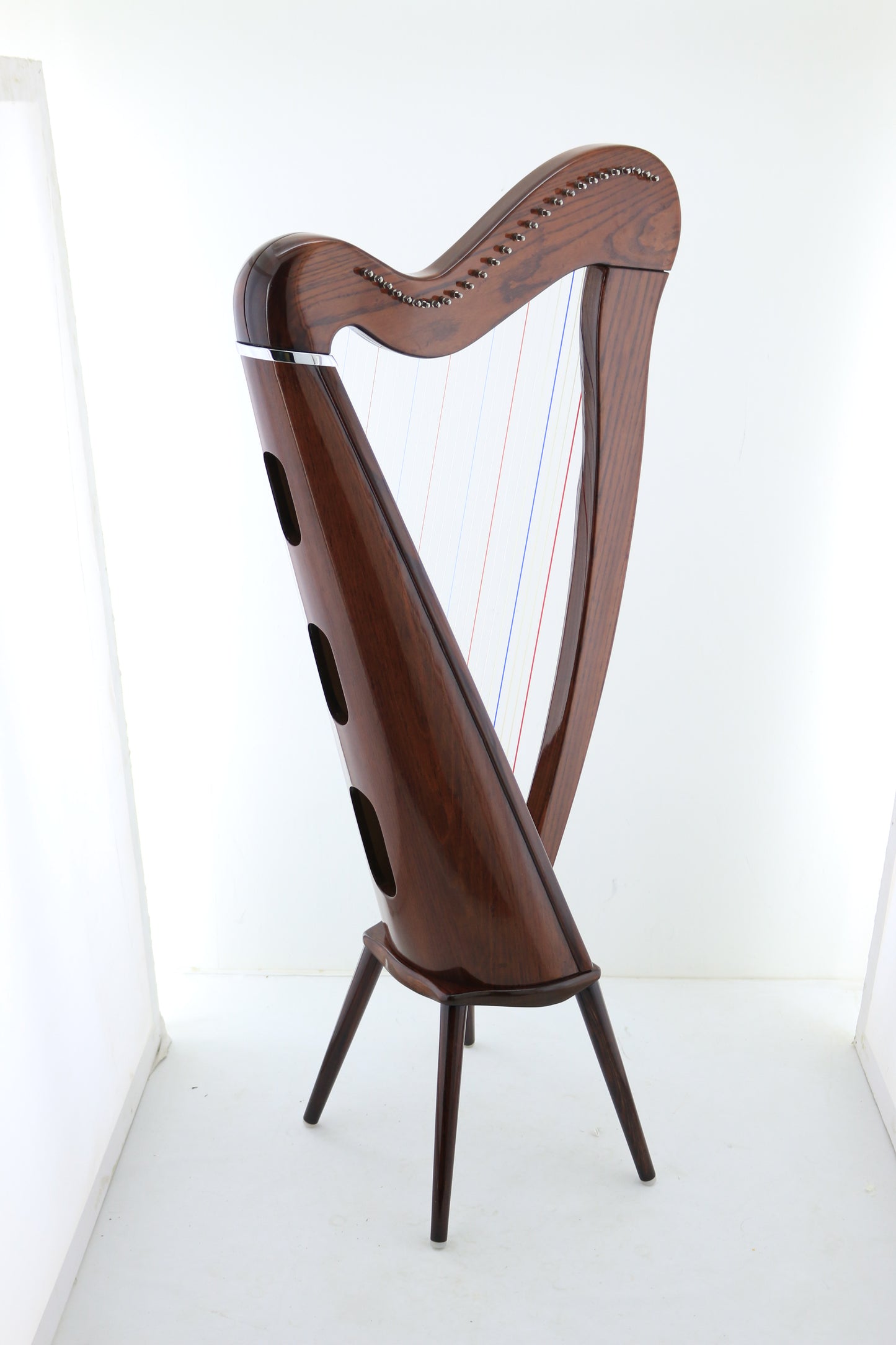 Mikel Harps: Aster 27st Mahogany + Bag + Legs + String set image 3