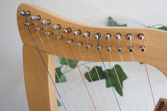 Harpitree-Harp Kiwi Beechwood 12st Baby Harp set image 1