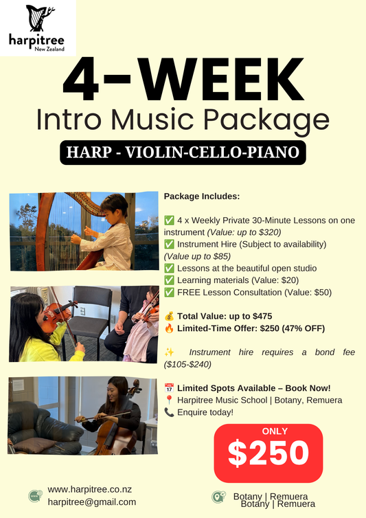 4-week Intro Music Package