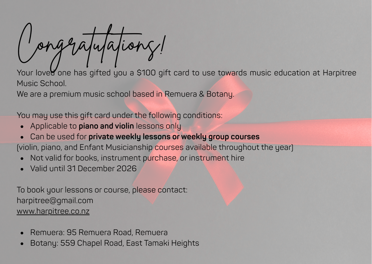 🎁 2026 New Student Gift Card $100 at $20 (80% off)