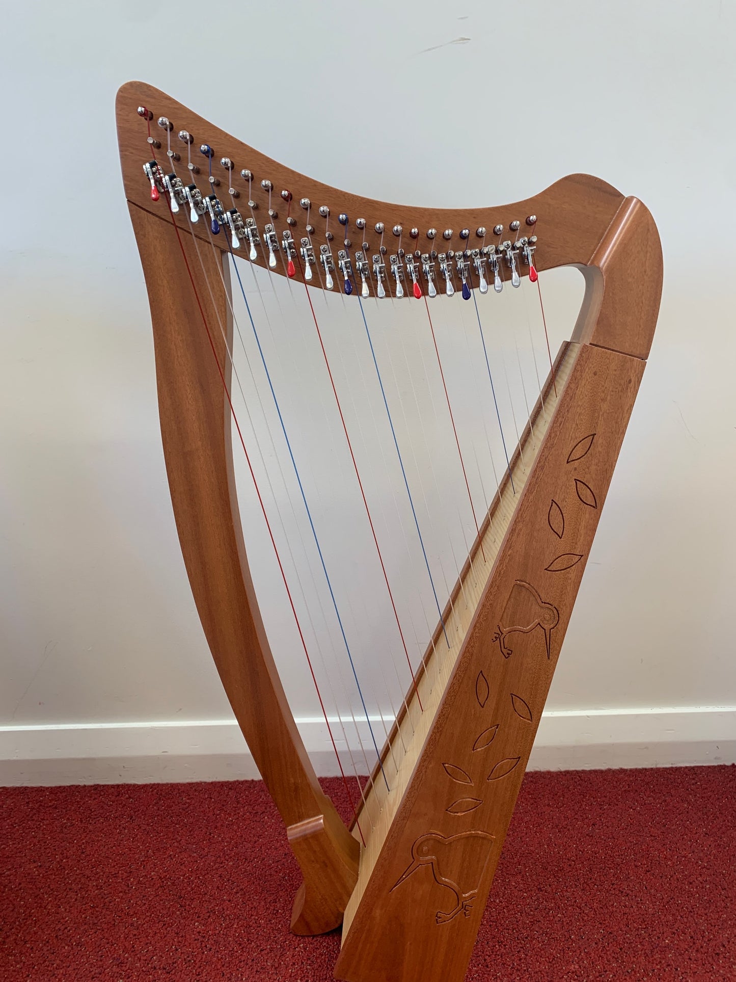 Harpitree-Harp Kiwi Mahogany 22st Harp Set image 0