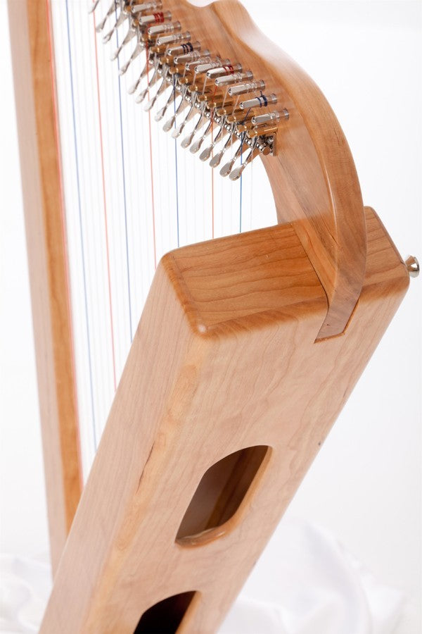 Special Fullsicle-Harp Cherrywood + Hummingbird Ornamentation image 3