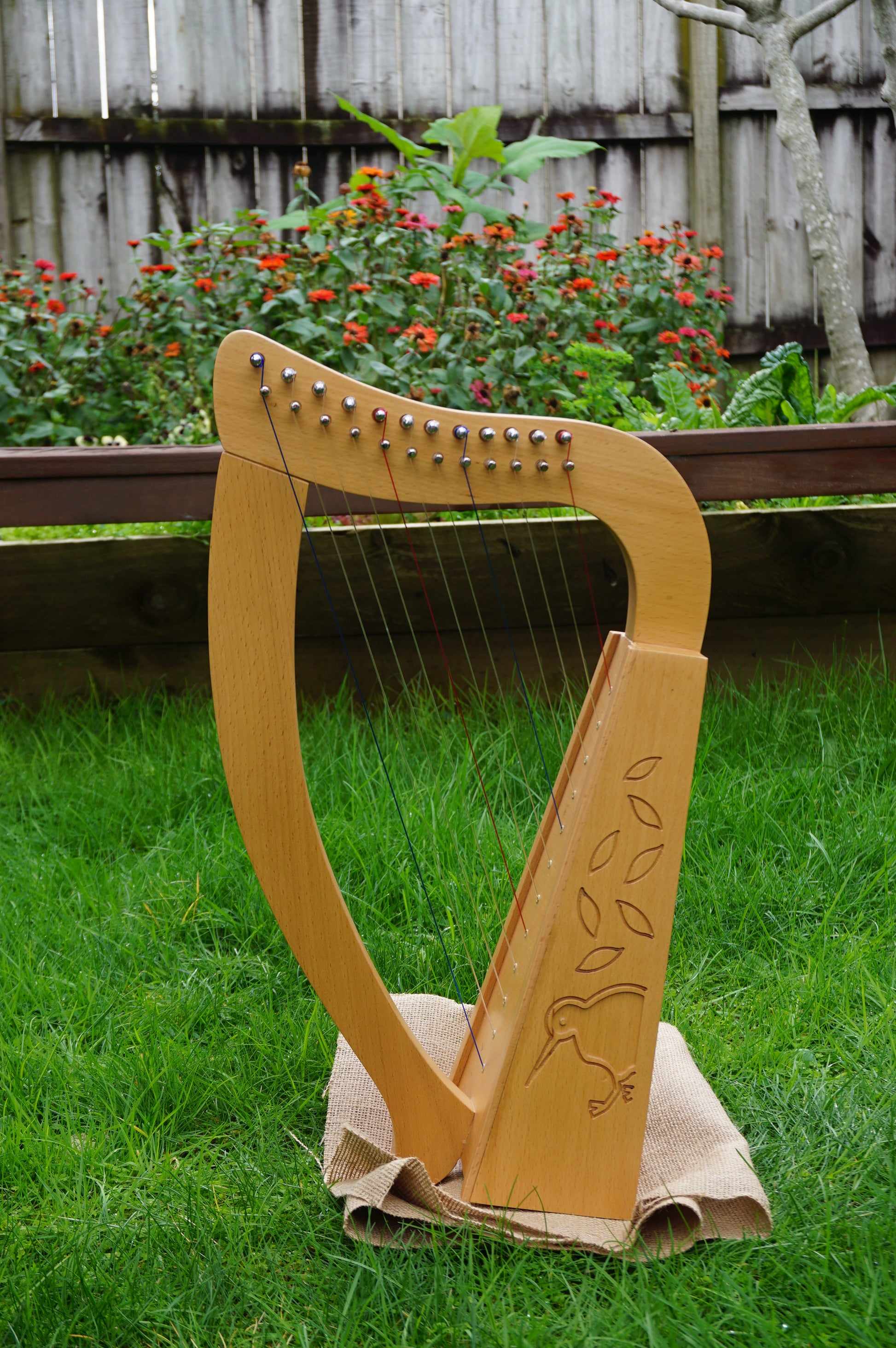 Harpitree-Harp Kiwi Beechwood 12st Baby Harp set image 4