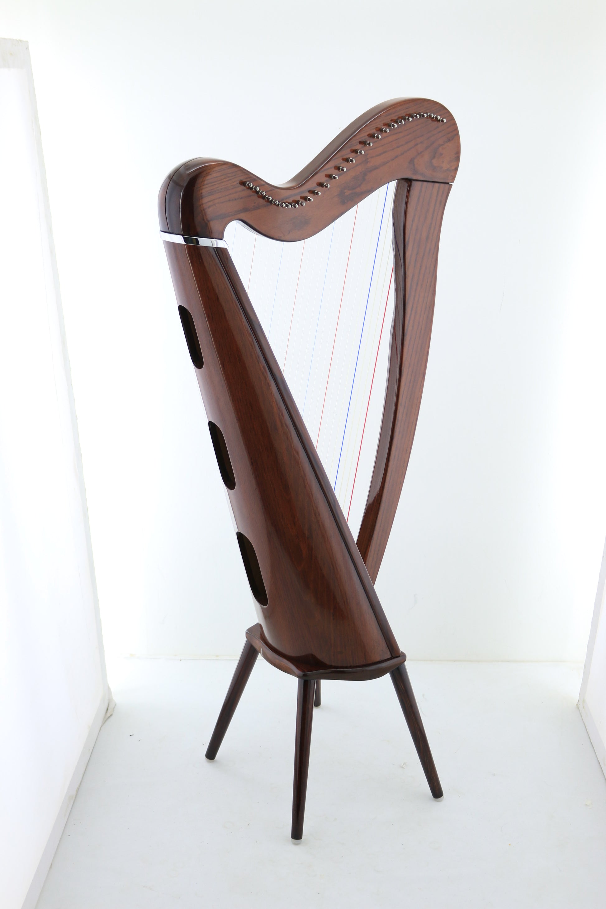 Mikel Harps: Aster 27st Mahogany + Bag + Legs + String set image 3