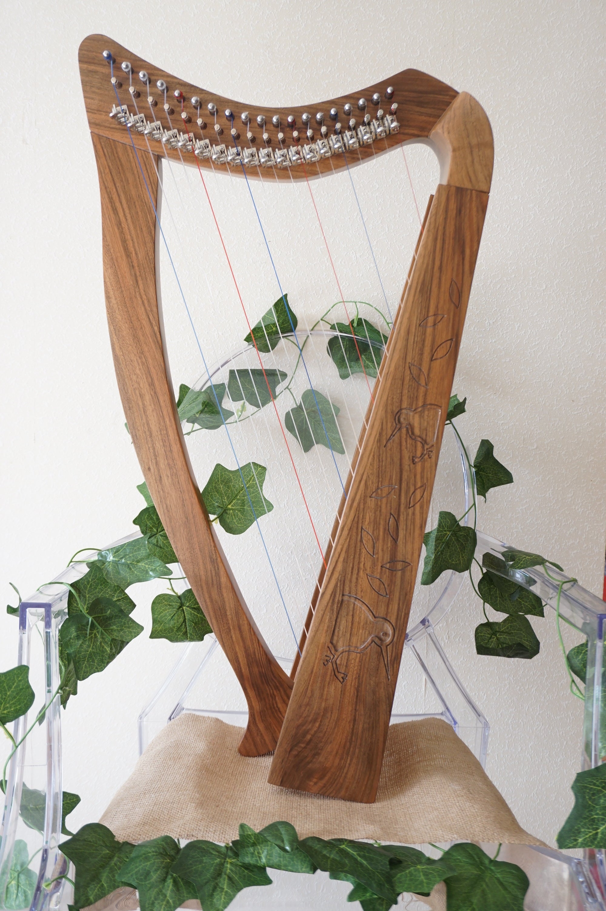 Harpitree-Harp Kiwi 19st Full-levered Harp WalnutSet image 0