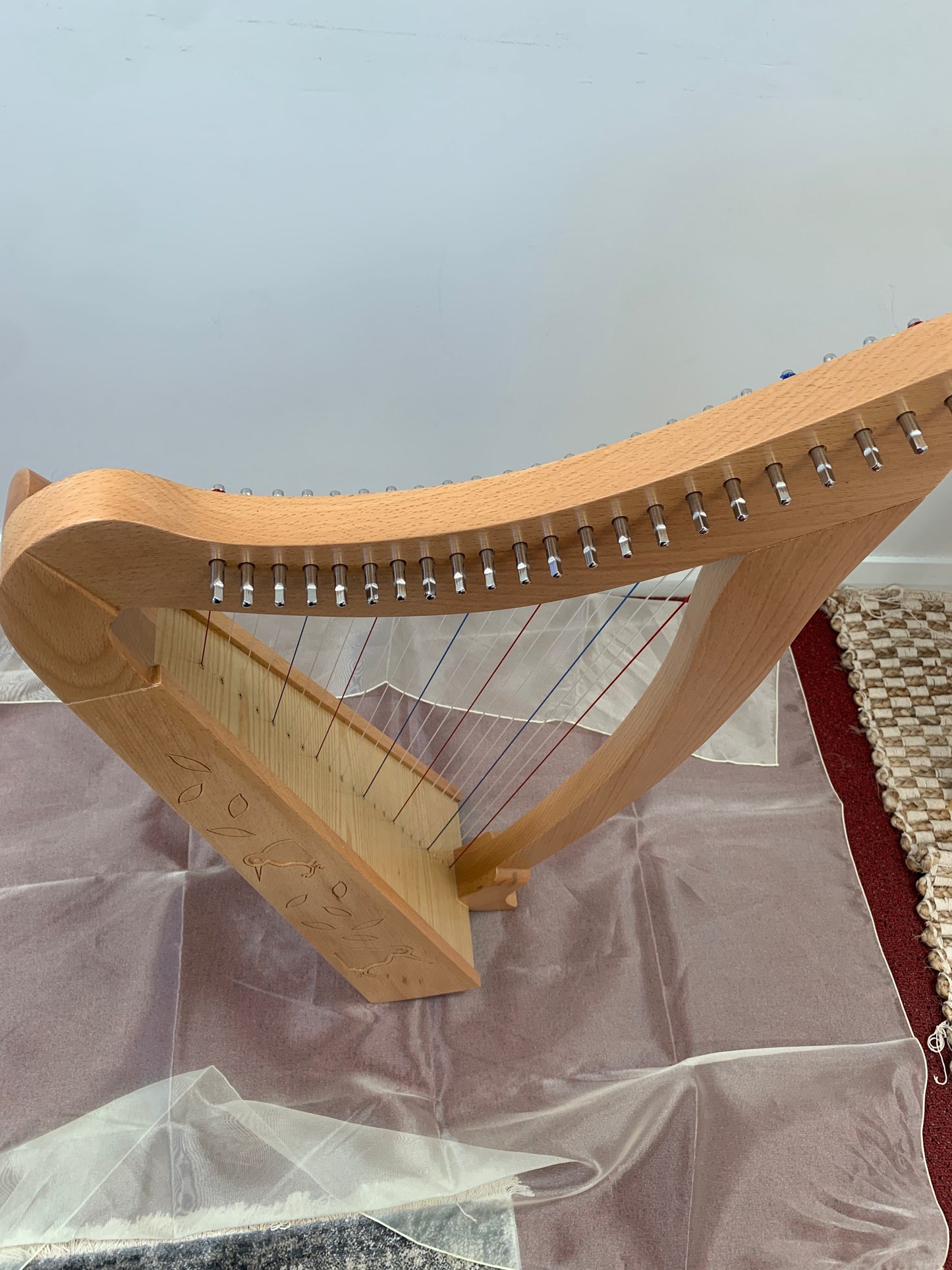 Harpitree-Harp Kiwi Beechsood 22st Harp Set image 5