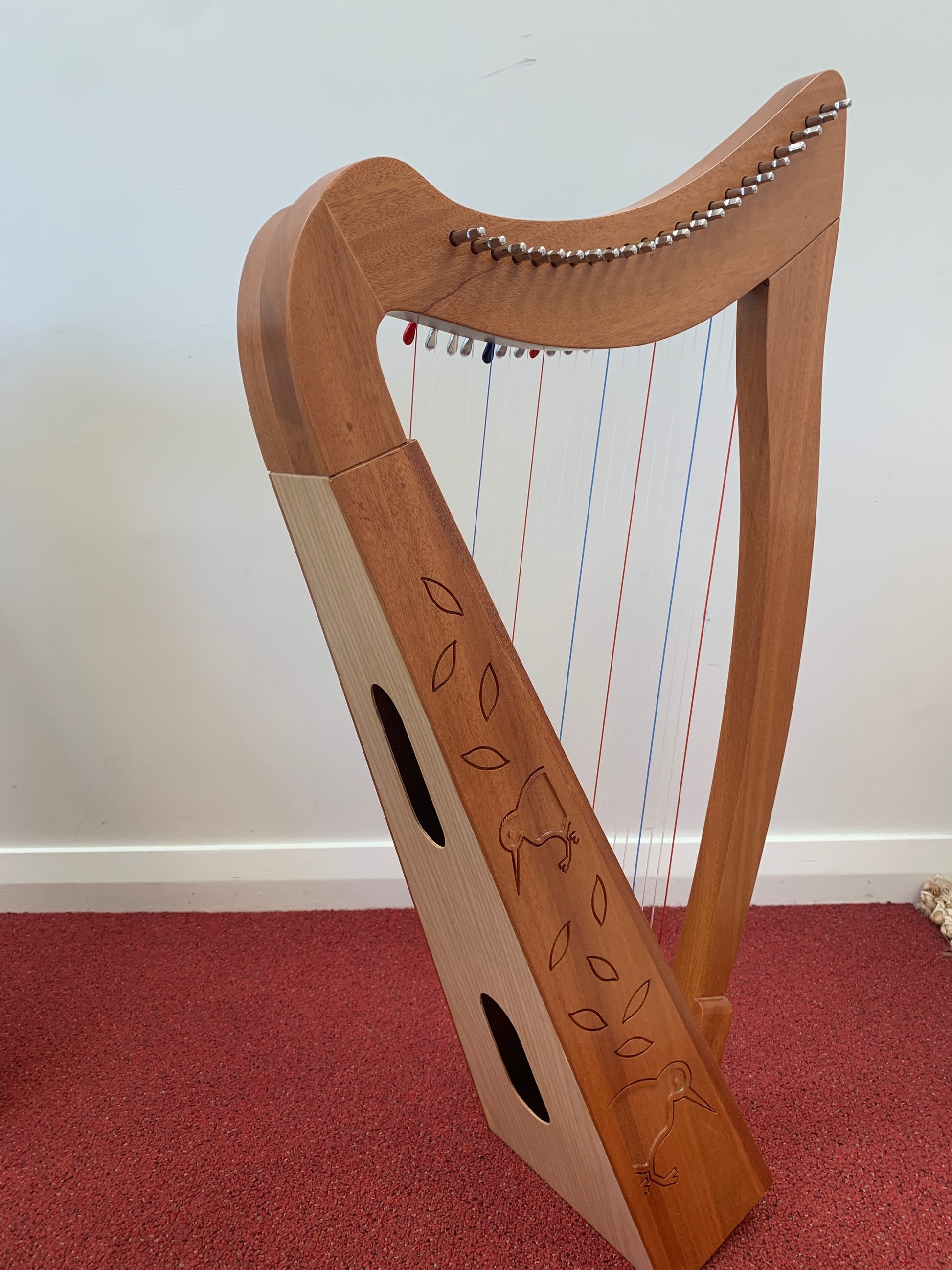 Harpitree-Harp Kiwi Mahogany 22st Harp Set image 5