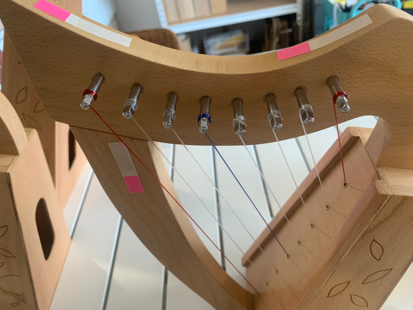 Harpitree-Harp Kiwi Beechwood 8st Mini Harp set image 7