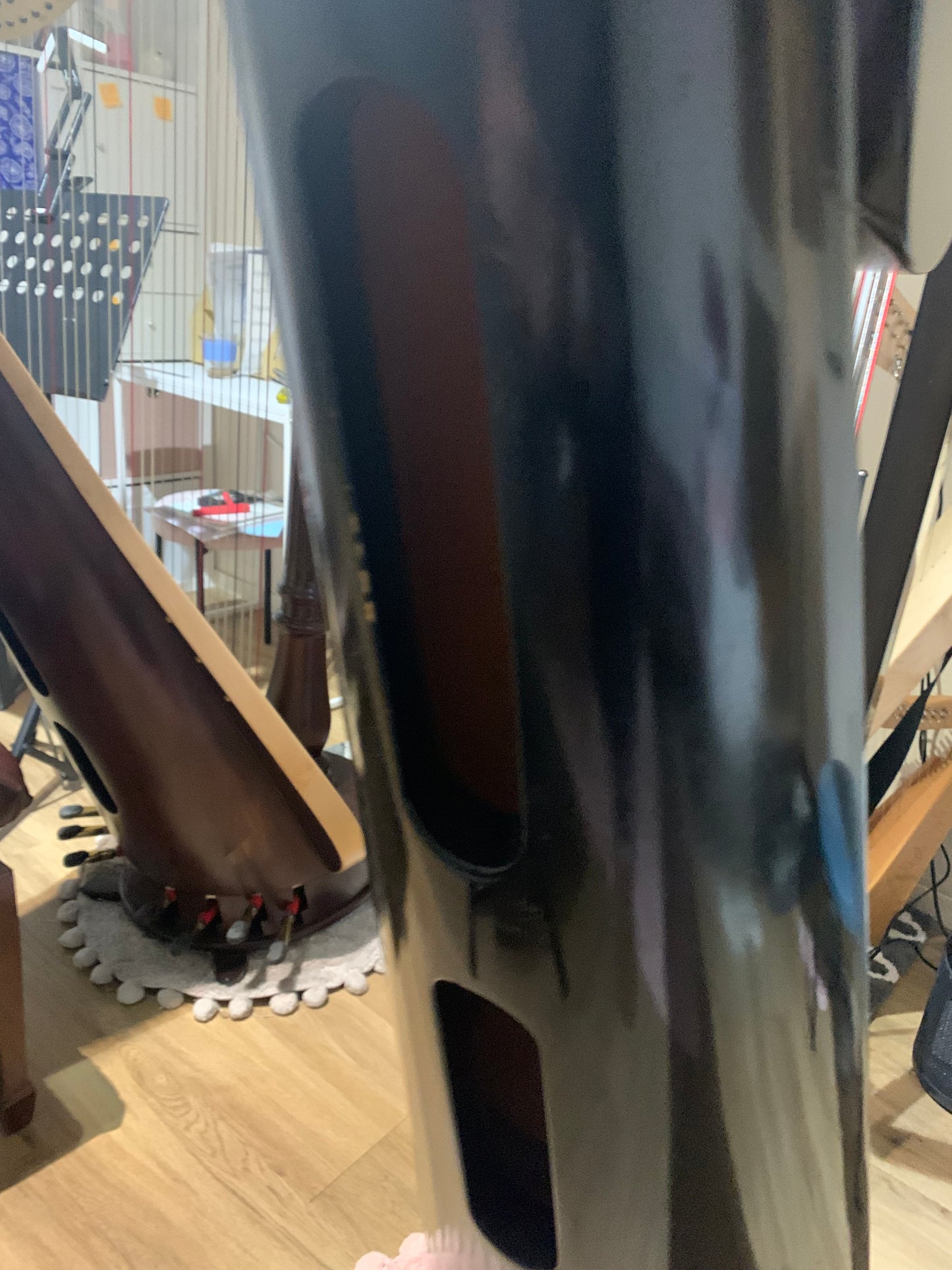 Pre-Loved Lyon & Healy TROUBADOUR 3, 36st Lever Harp image 7
