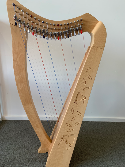 Harpitree-Harp Kiwi 19st Full-Levered (Pro Lever) Harp Natural Set image 0