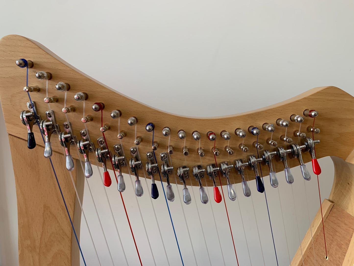 Harpitree-Harp Kiwi 19st Full-Levered (Pro Lever) Harp Natural Set image 6