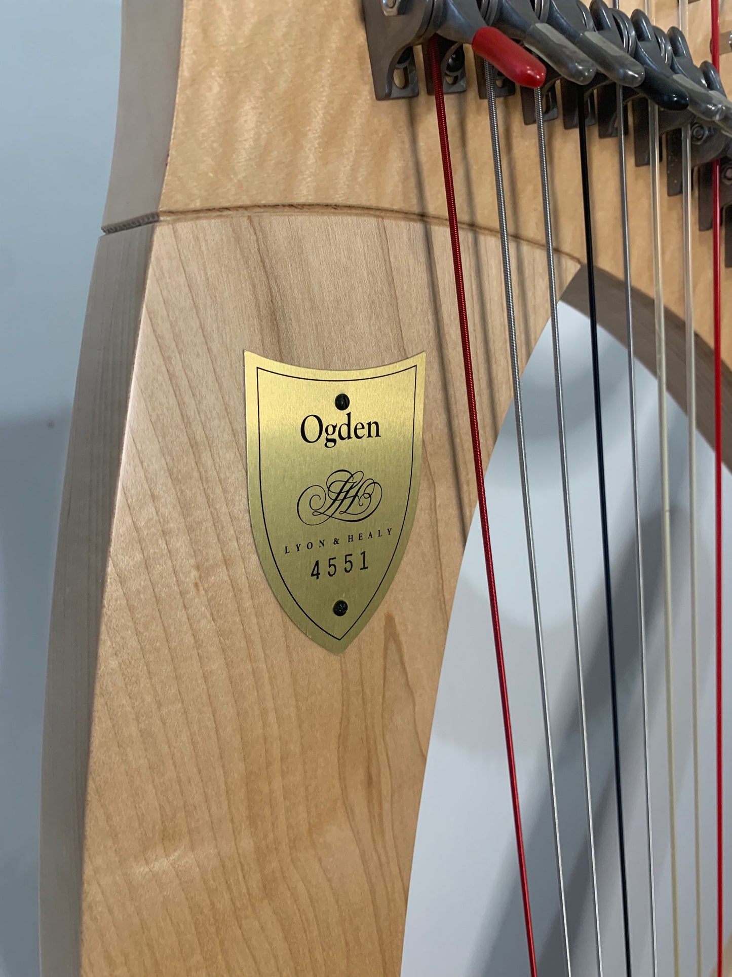 LYON AND HEALY Ogden 34st Natural & Bag Set image 4