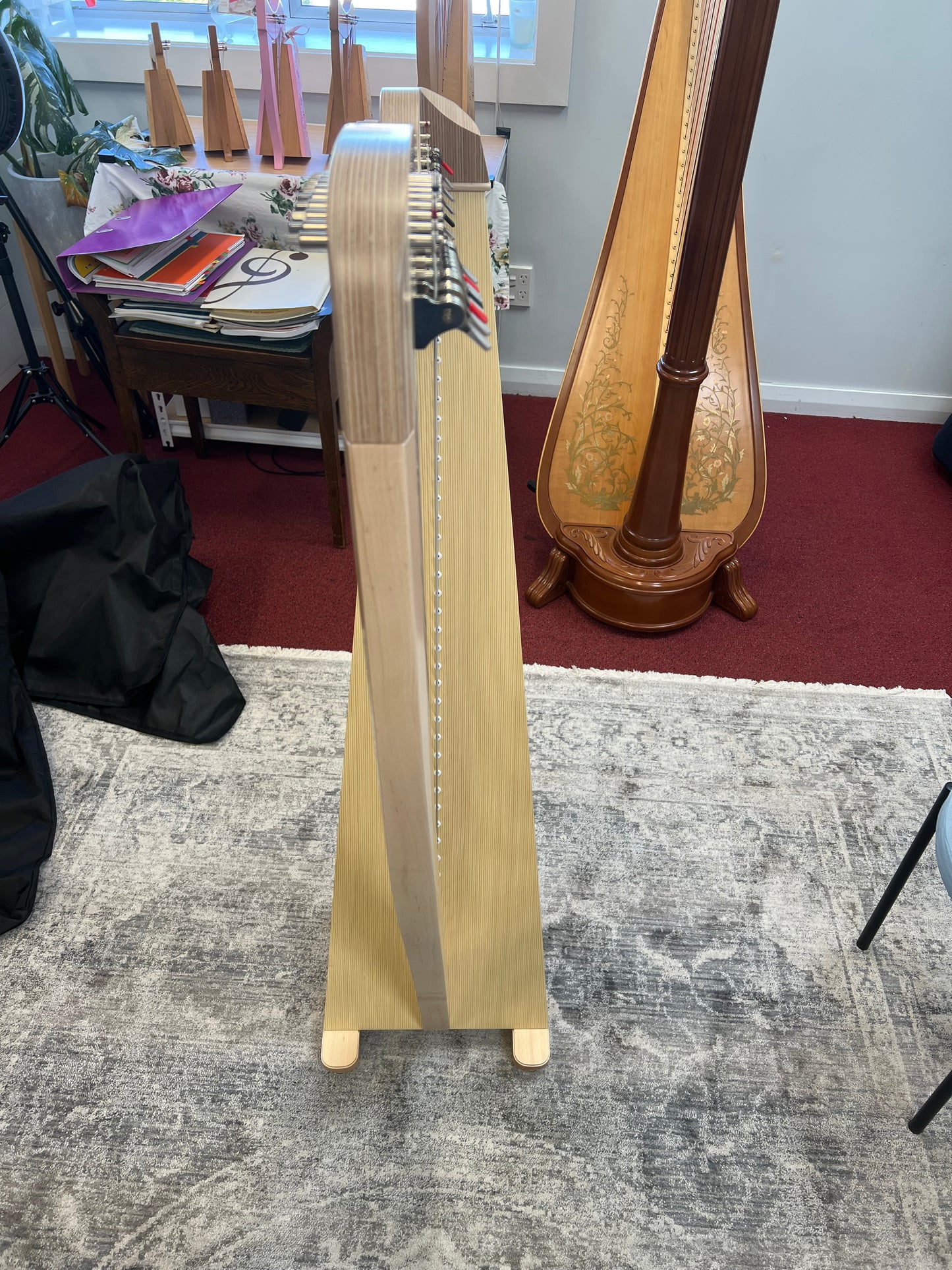 Salvi T2 Student Lever harp 38st - Natural