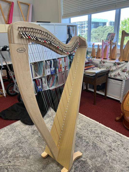 Salvi T2 Student Lever harp 38st - Natural