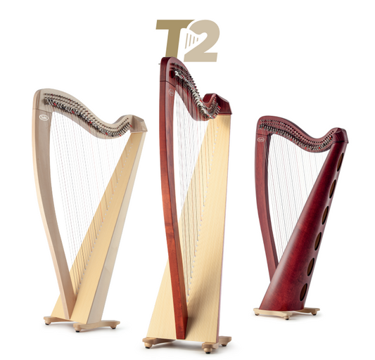 Salvi T2 Student Lever harp 38st - Natural