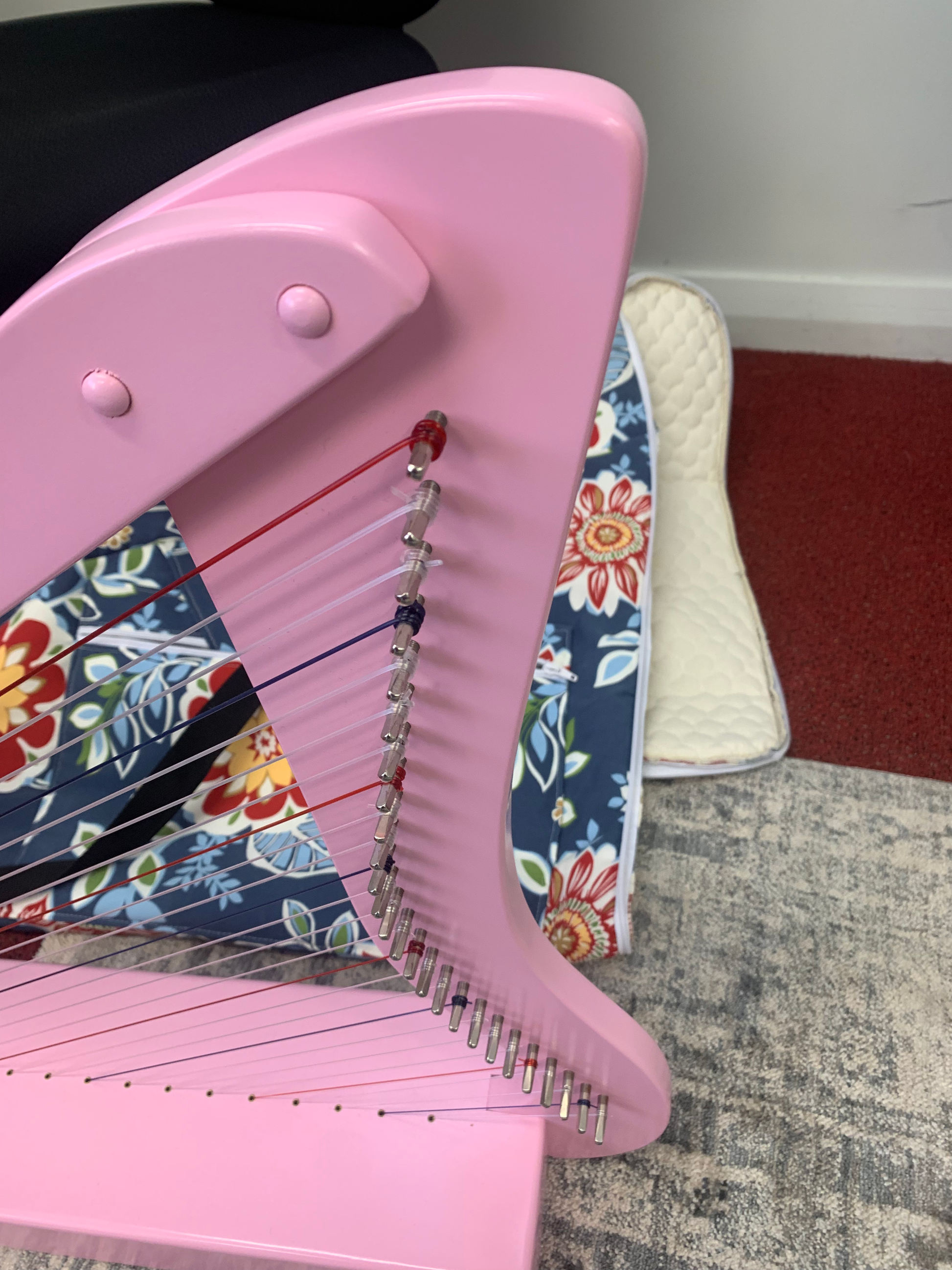 harpsicle-harp 26st pink harp image 4