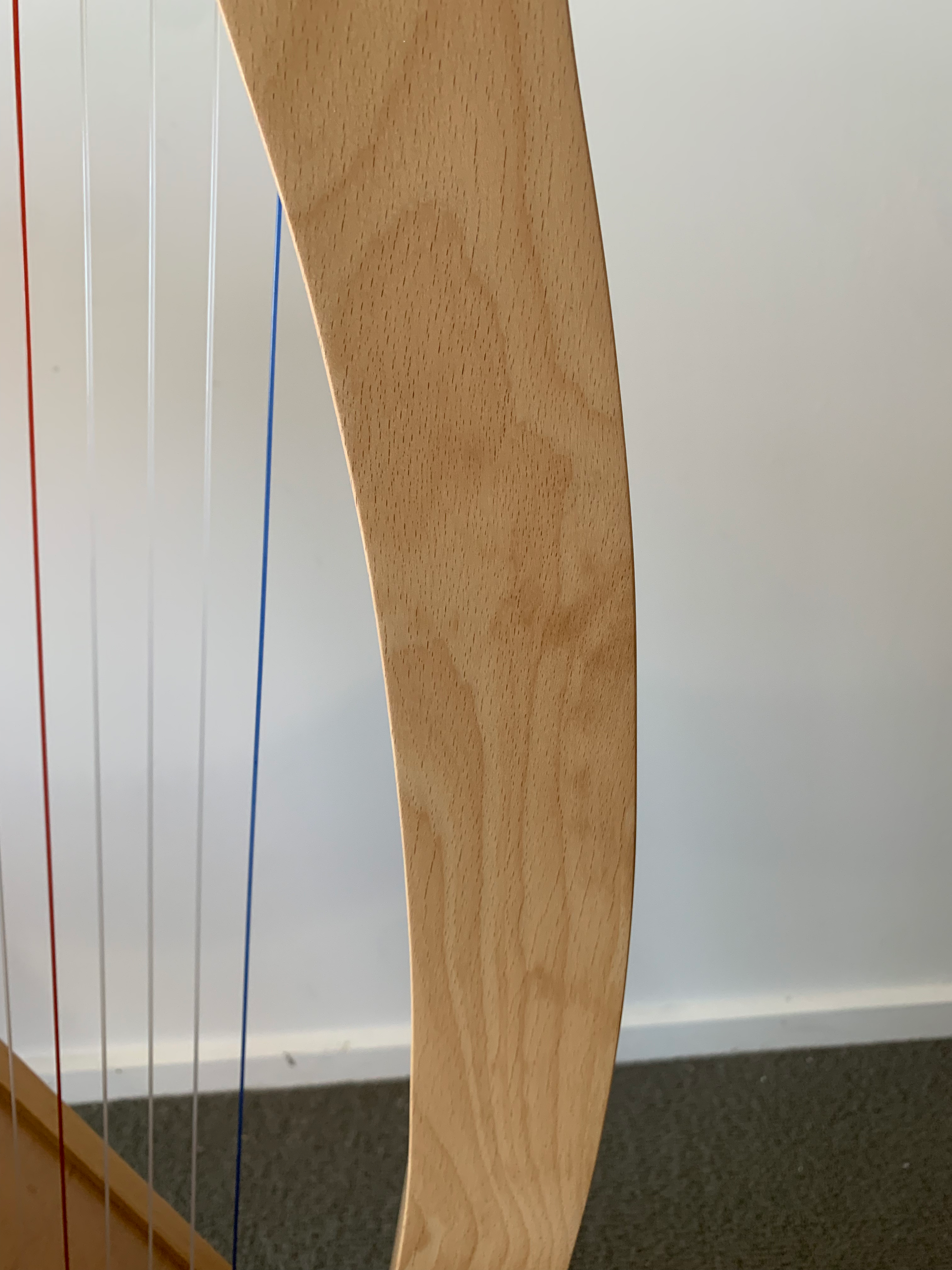 Harpitree-Harp Kiwi 19st Full-Levered (Pro Lever) Harp Natural Set image 7