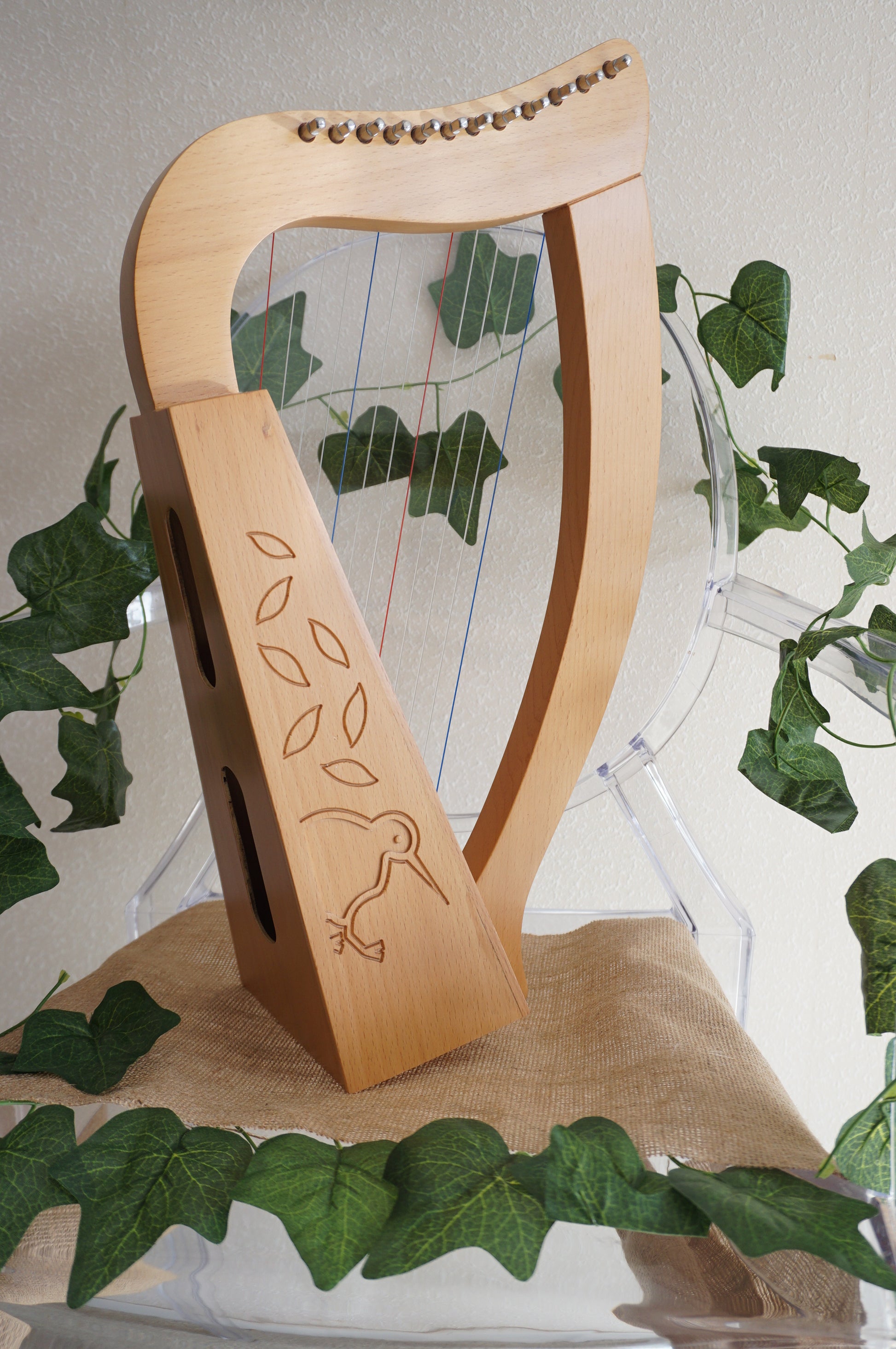 Harpitree-Harp Kiwi Beechwood 12st Baby Harp set image 9
