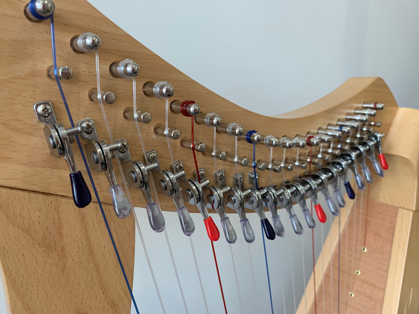 Harpitree-Harp Kiwi 19st Full-Levered (Pro Lever) Harp Natural Set image 5