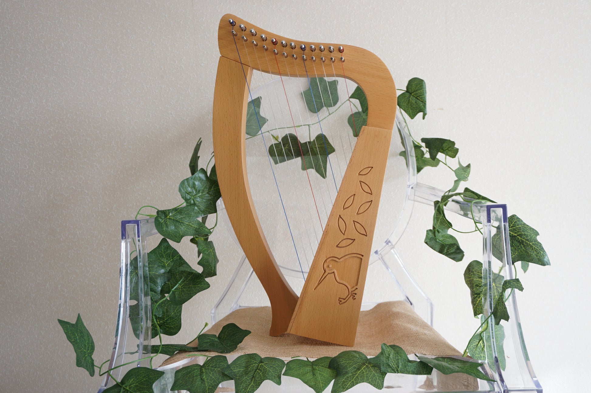 Harpitree-Harp Kiwi Beechwood 12st Baby Harp set image 6