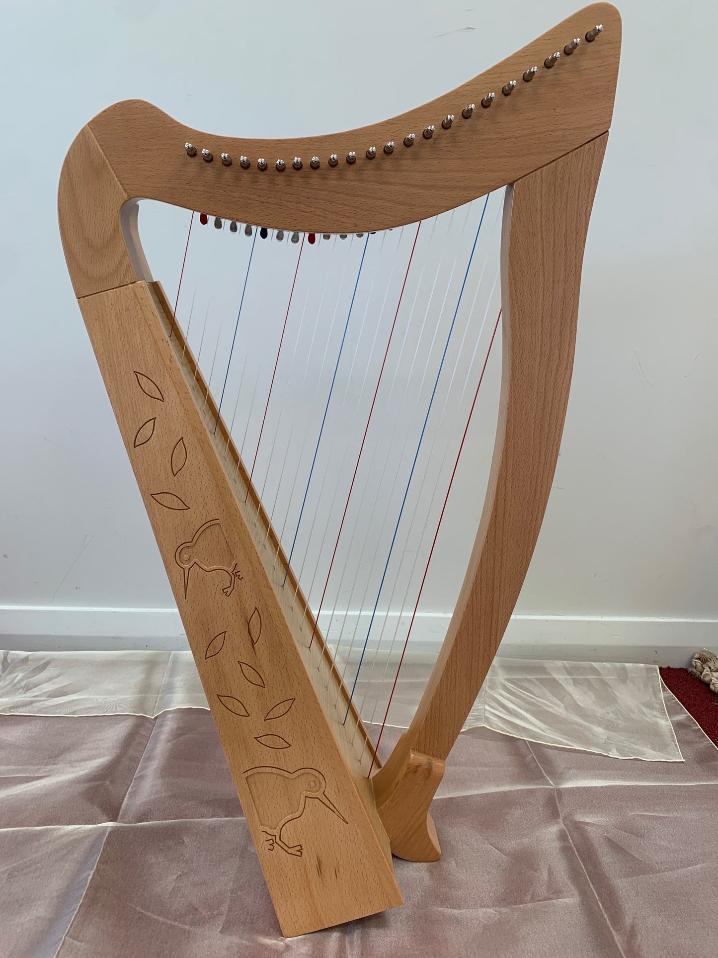 Harpitree-Harp Kiwi Beechsood 22st Harp Set image 4